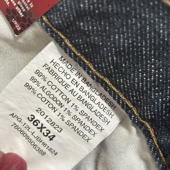 Lee Dungarees Vintage Slim Jeans Men's Sz 36x34 Chrome #2012823 Vtg Blue NWT - Picture 5 of 5